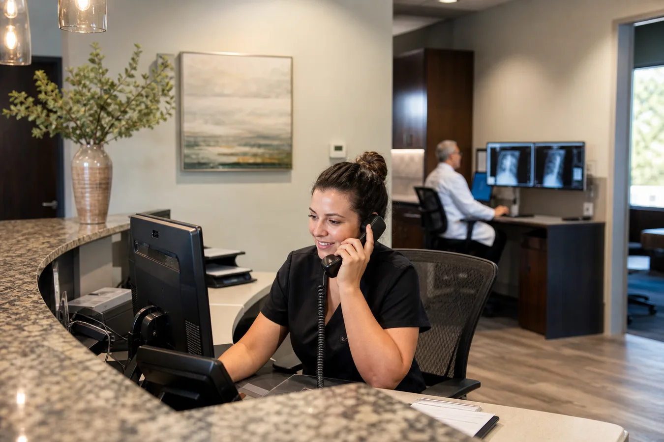 Outpatient imaging center reading room